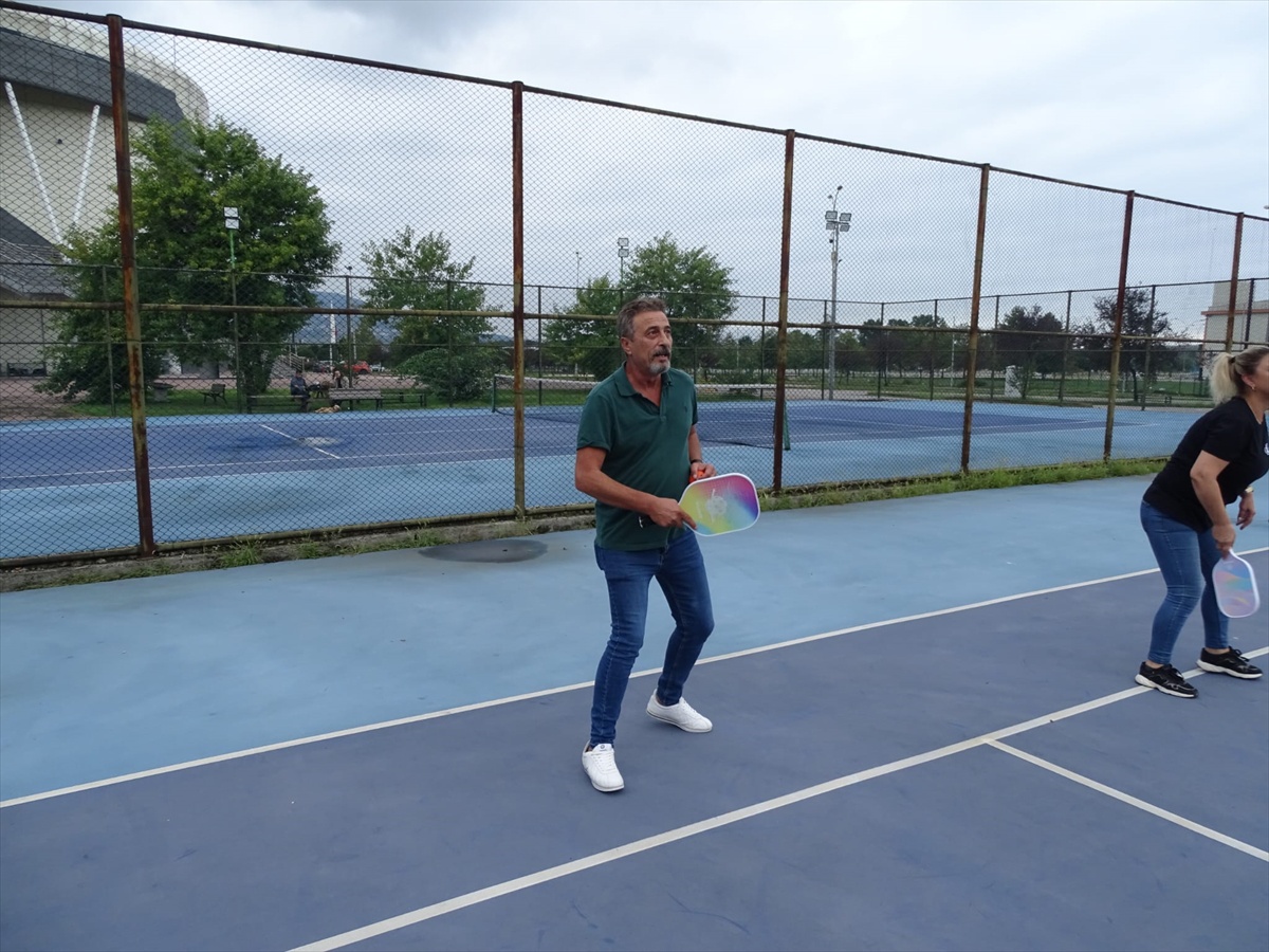 Samsun'da TEİAŞ personeli pickleball eğitimiyle tanıştı