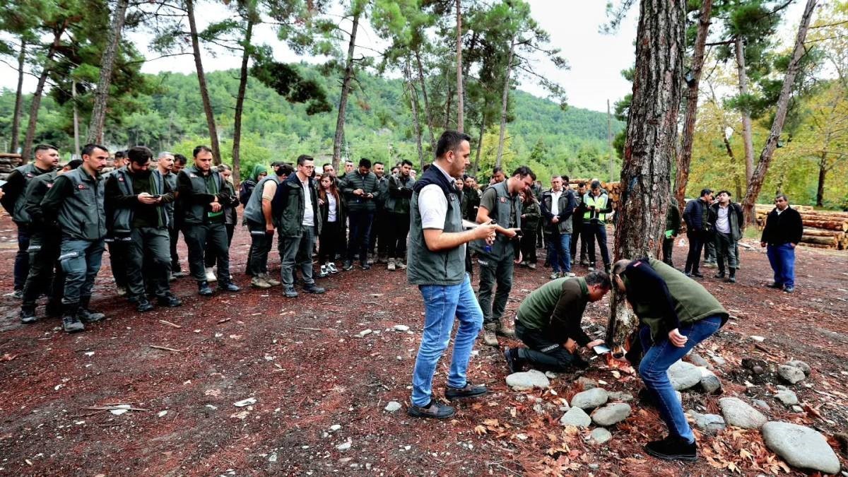 Sinop'ta orman personeline Dikmen Deposu'nda Orkod eğitimi verildi