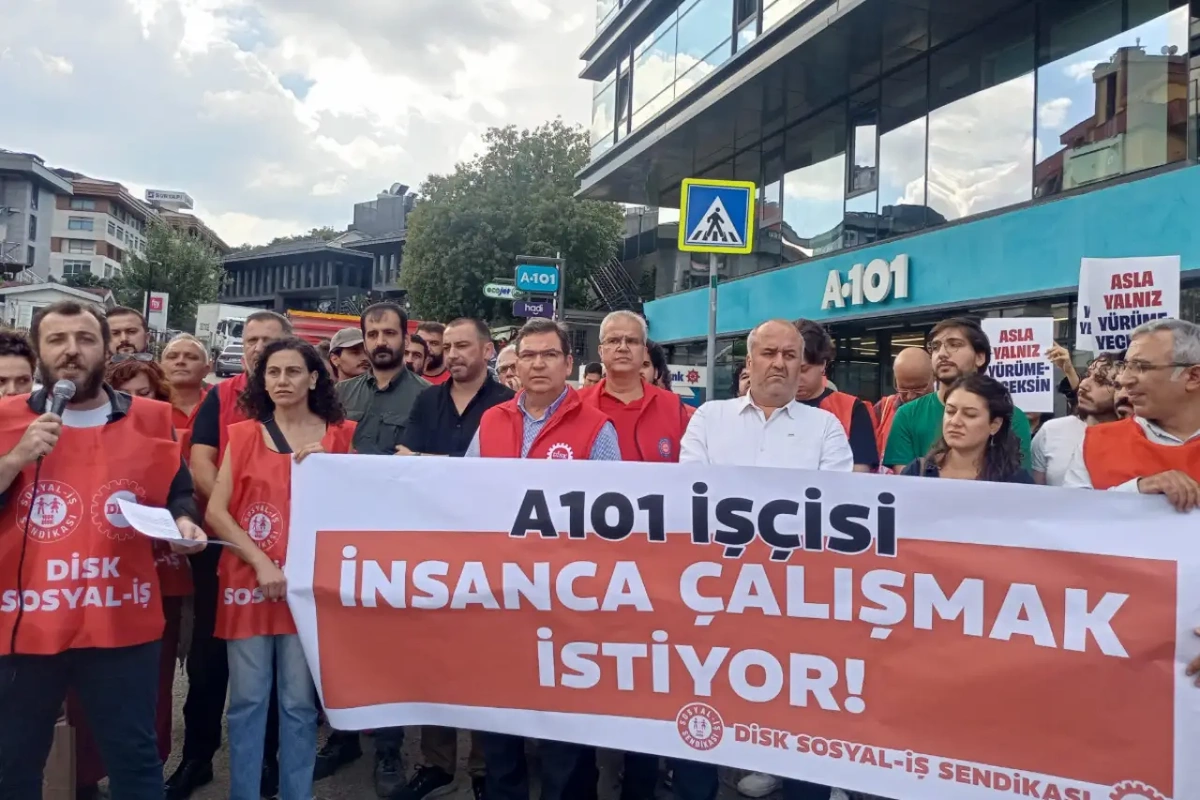 Sosyal-İş, A101 Genel Müdürlüğü önünde örgütlenme kampanyası başlattı