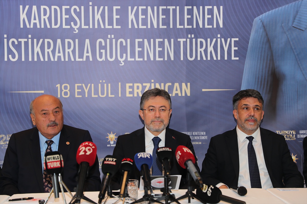 Tarım ve Orman Bakanı İbrahim Yumaklı, Erzincan\'da konuştu:
