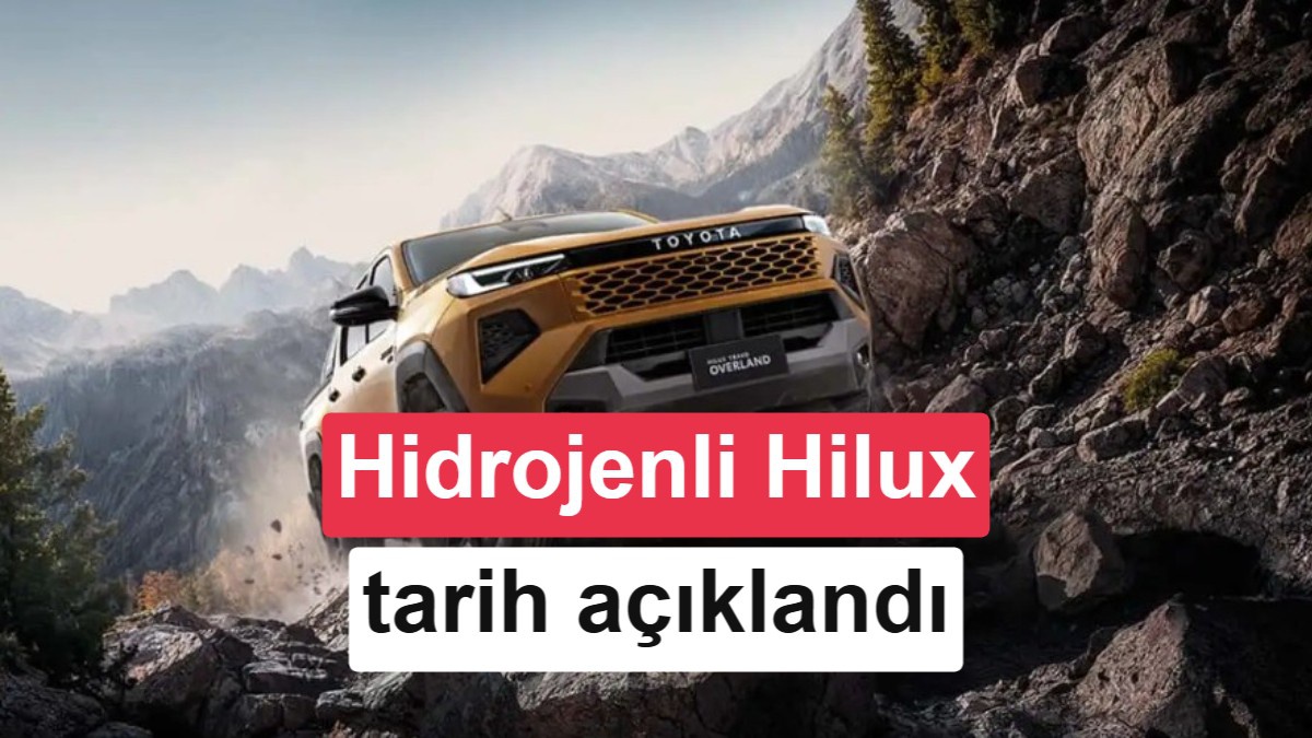 Toyota, hidrojenli Hilux FCEV\'i 2028\'de çıkaracak; menzil ve çekişte elektrikliyi geçecek