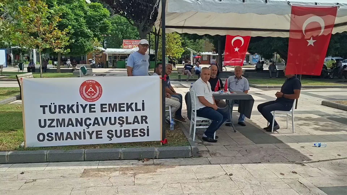 TEMUD Osmaniye İl Başkan Yardımcısı Barca, uzman çavuşlara özlük hakkı istedi