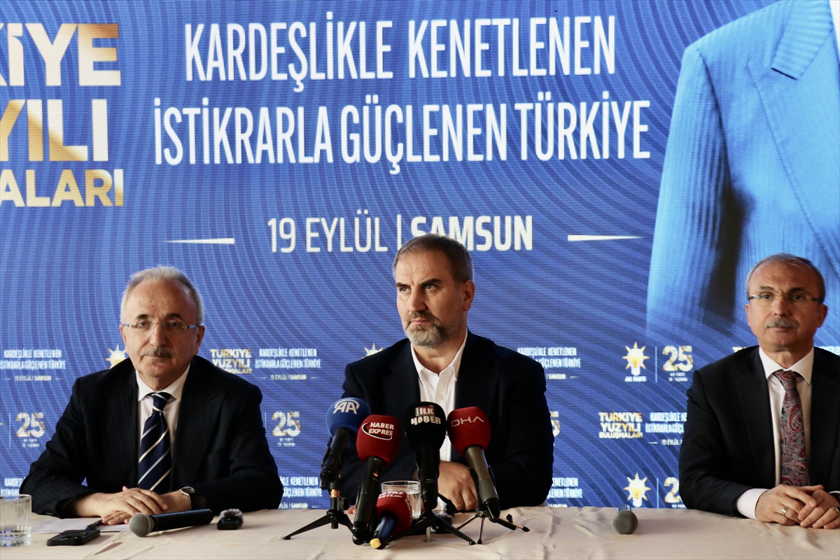 AK Parti Genel Başkan Yardımcısı Şen, Samsun\'da konuştu: