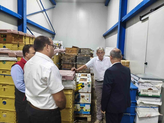 Balıkesir İl Tarım Müdürü Düzgün, Havran'da arı ürünlerinin depolanmasını inceledi
