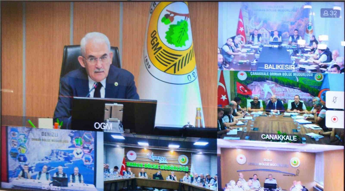 Orman Genel Müdürü Karacabey, ekiplerin 7 gün 24 saat hazır olmasına dikkat çekti