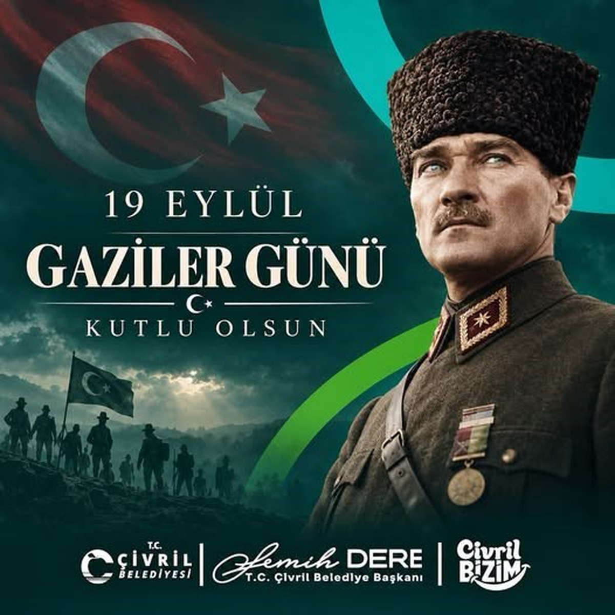Çivril Belediye Başkanı Semih Dere, Gaziler Günü mesajında gazileri minnetle andı