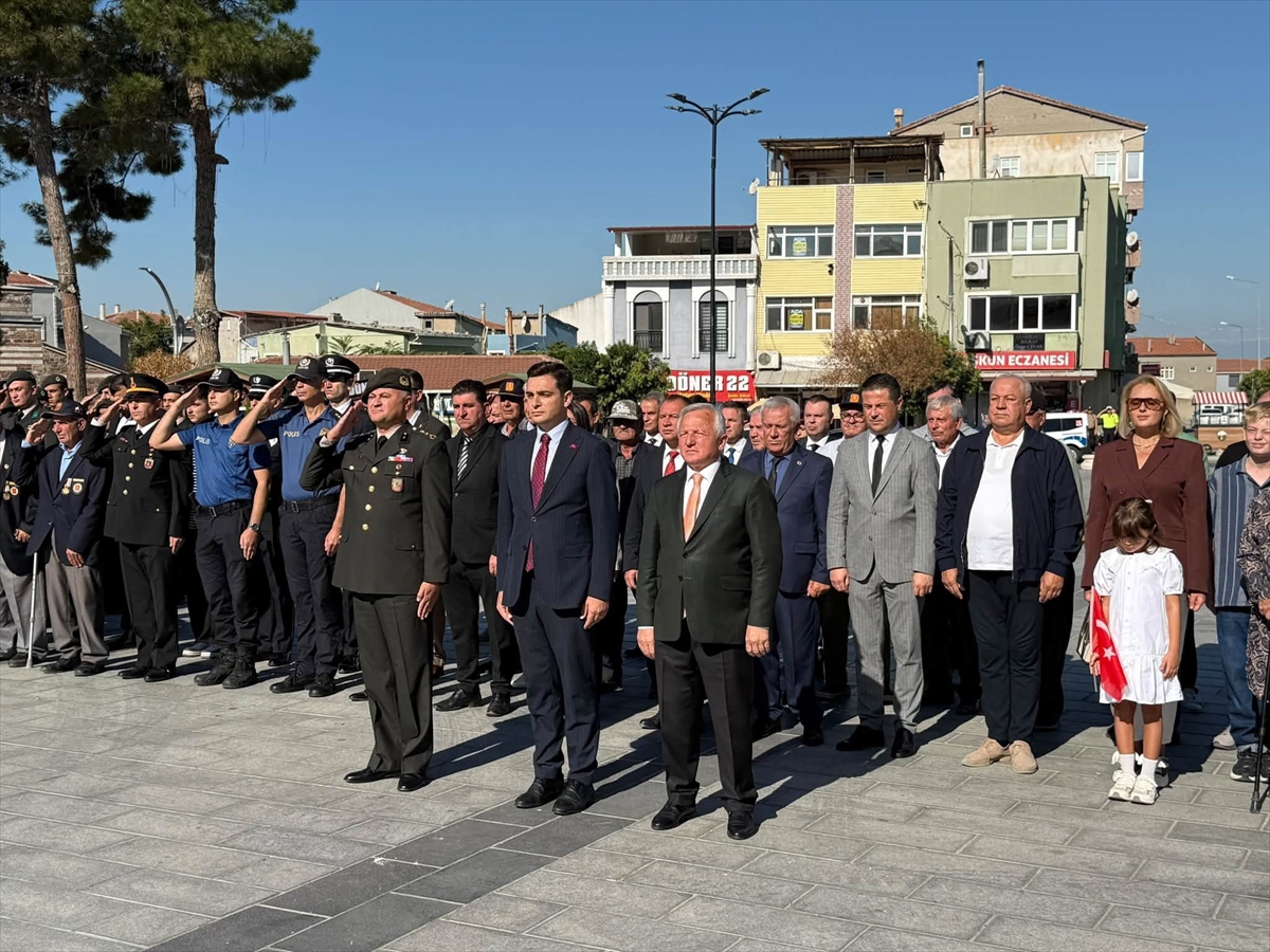 İpsala\'da 19 Eylül Gaziler Günü nedeniyle tören düzenlendi