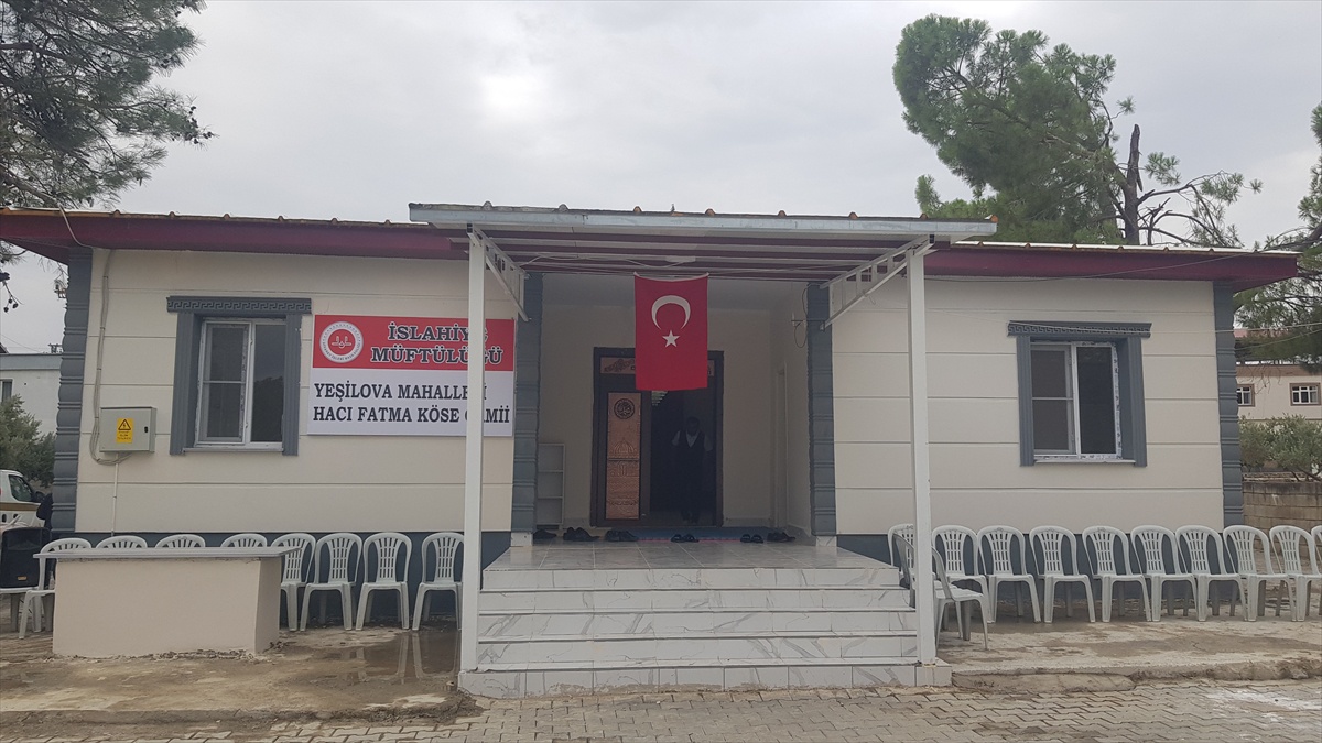 İslahiye\'de Hacı Fatma Köse Camisi, depremden sonra 31. cami olarak ibadete açıldı
