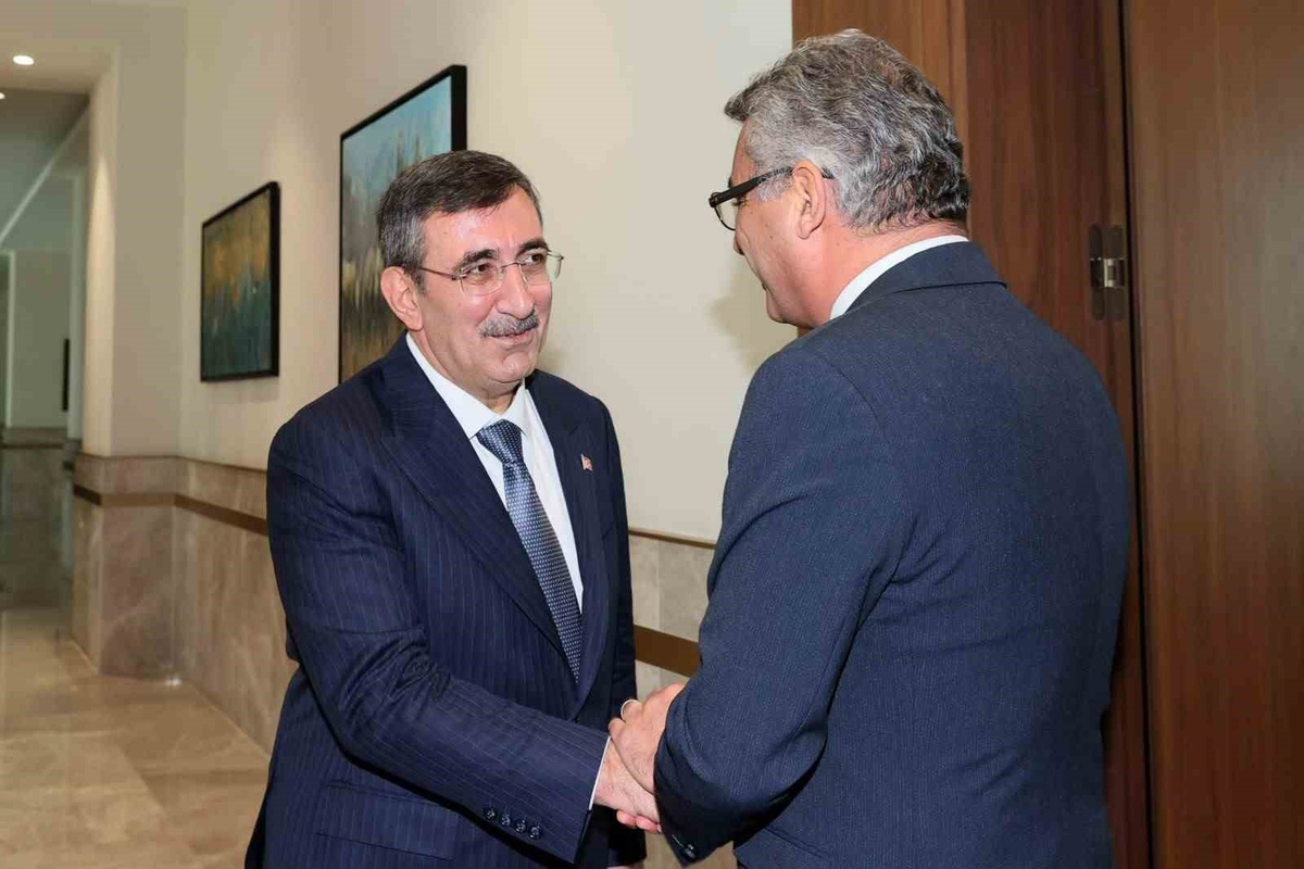 Cumhurbaşkanı Yardımcısı Yılmaz, KKTC Cumhurbaşkanı Erhürman tarafından kabul edildi