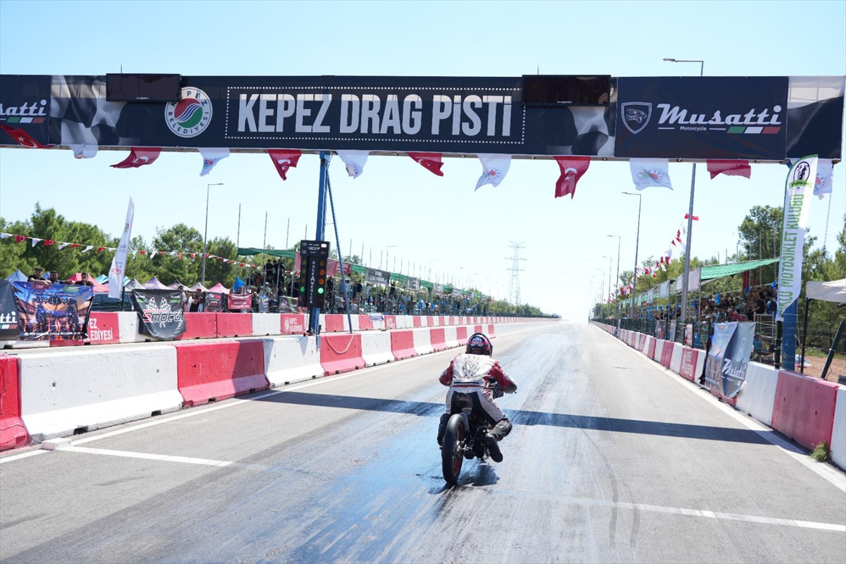 Türkiye Motodrag Şampiyonası 3. ayak sıralama turları Kepez\'de tamamlandı