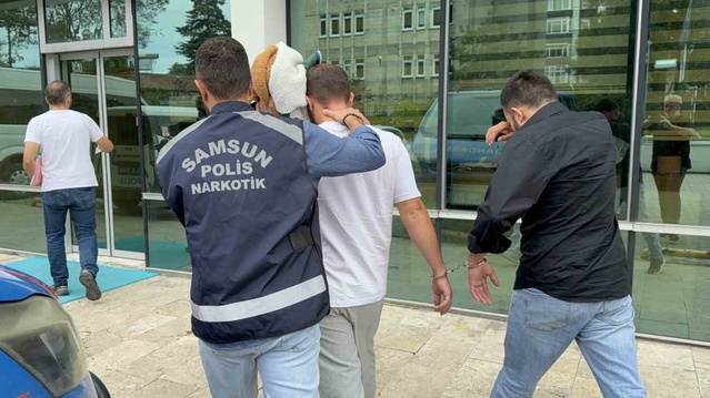 Samsun İlkadım ve Canik'te uyuşturucu operasyonlarında 2 şüpheli adliyeye sevk edildi