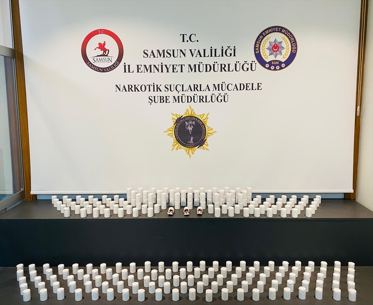 Samsun\'da 12 bin 36 uyuşturucu hap ele geçirildi, 1 şüpheli gözaltına alındı
