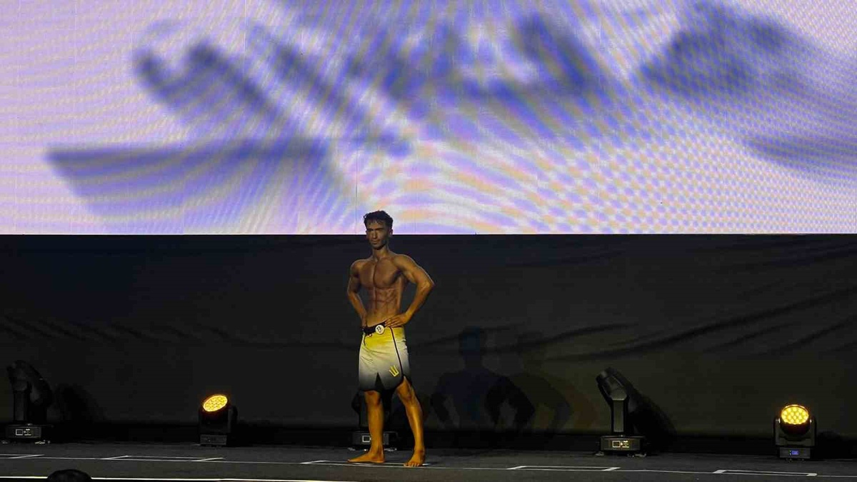 Cizreli Muhammed Çeter, Expo Jr Cup\'ta Men\'s Physique\'te finale kalıp 5\'inci oldu