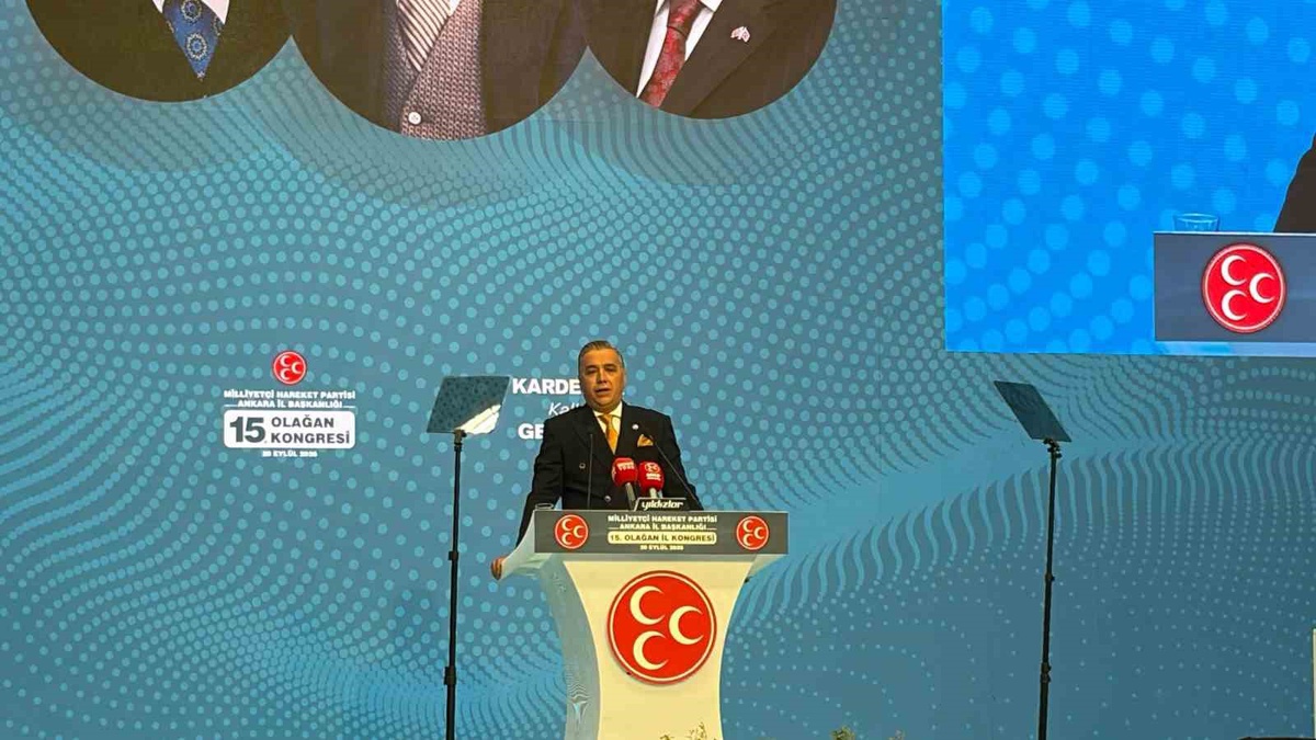 Alparslan Doğan, yeniden MHP Ankara İl Başkanı seçildi