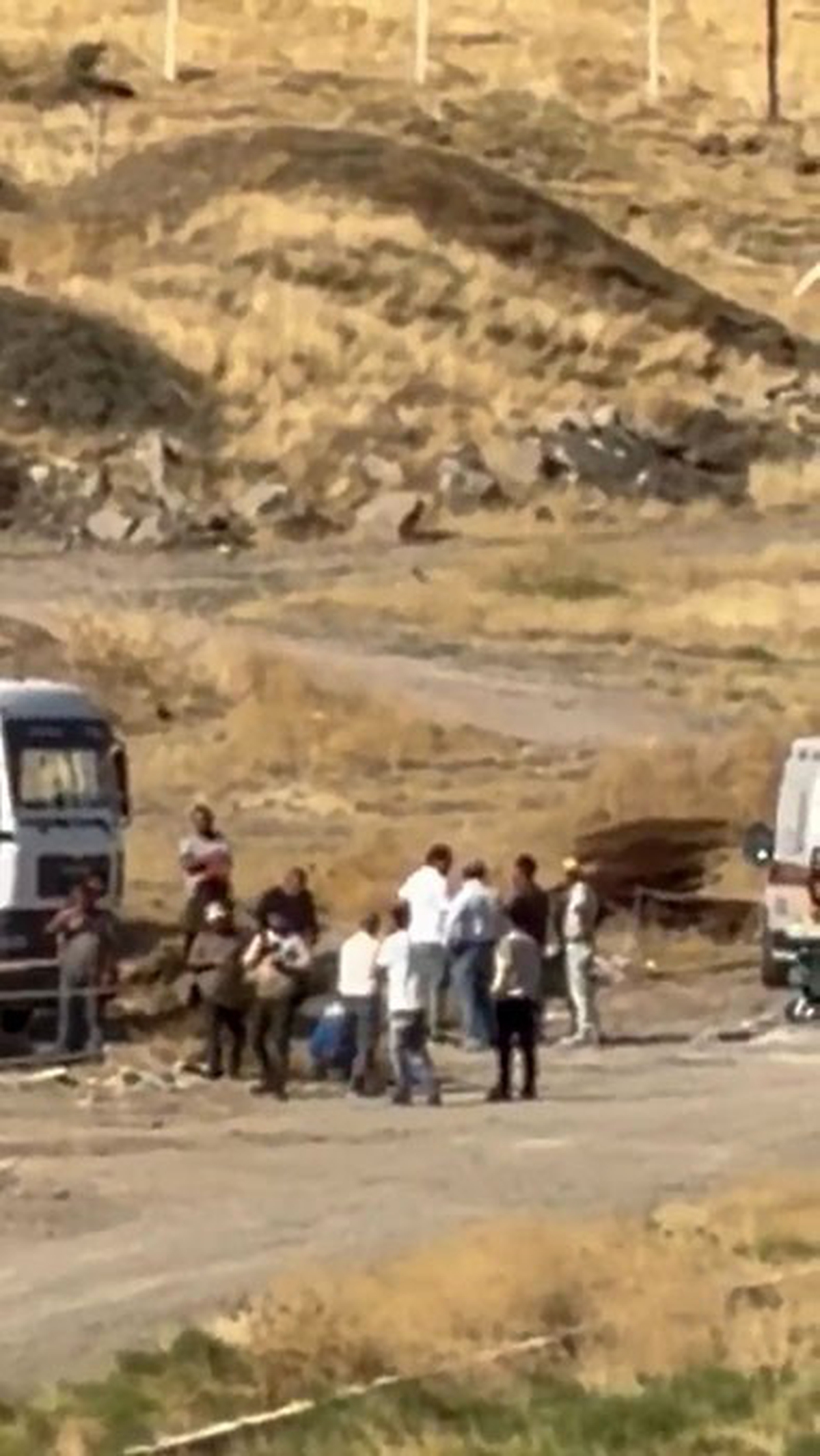 Ankara Sincan\'da inşaatta vinçten düşen malzeme işçinin ağır yaralanmasına neden oldu