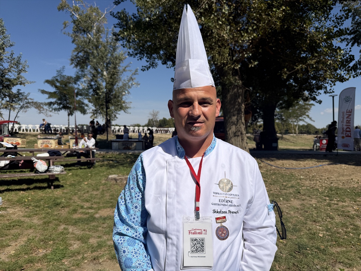 41 Balkan şefi Edirne beyaz peynirini festivalde tattı ve çok beğendi