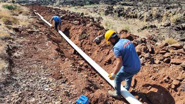 HATSU, Hassa'da 6 mahallede 10 bin metrelik içme suyu hattını yeniliyor