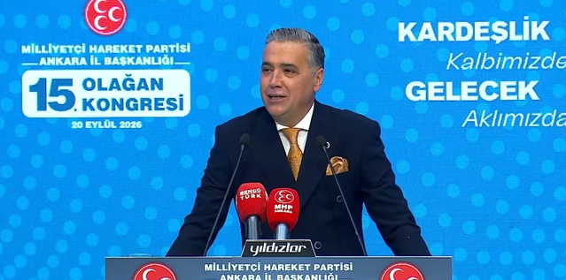 ATO'daki kongrede Alparslan Doğan MHP Ankara İl Başkanlığı'na yeniden seçildi