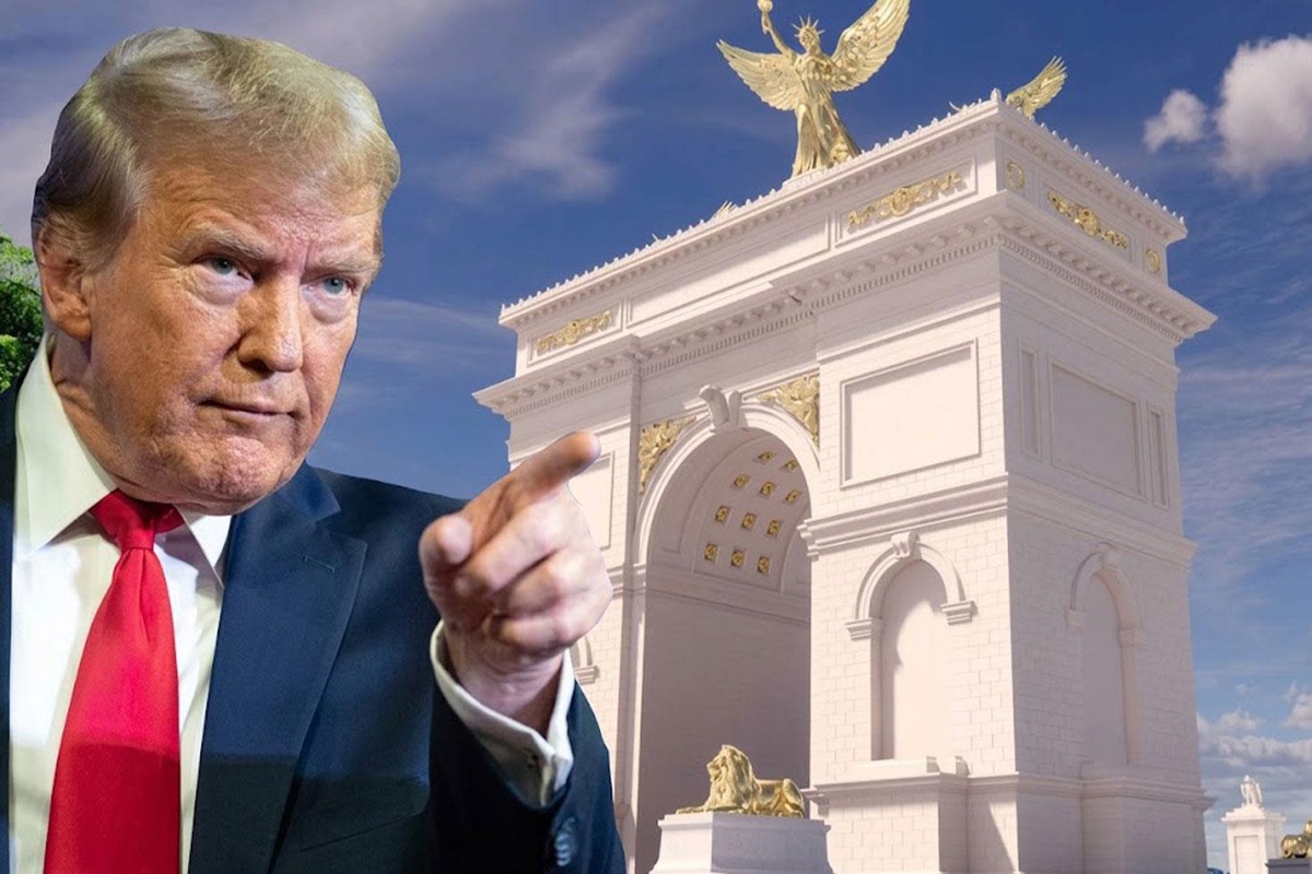 Trump, zafer takı projesinin "üst düzey bir askeri kompleks" olacağını belirtti