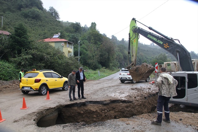 Yağlıdere'de taşkın riskine karşı Ömerli Mahallesi'nde menfez yenilenecek