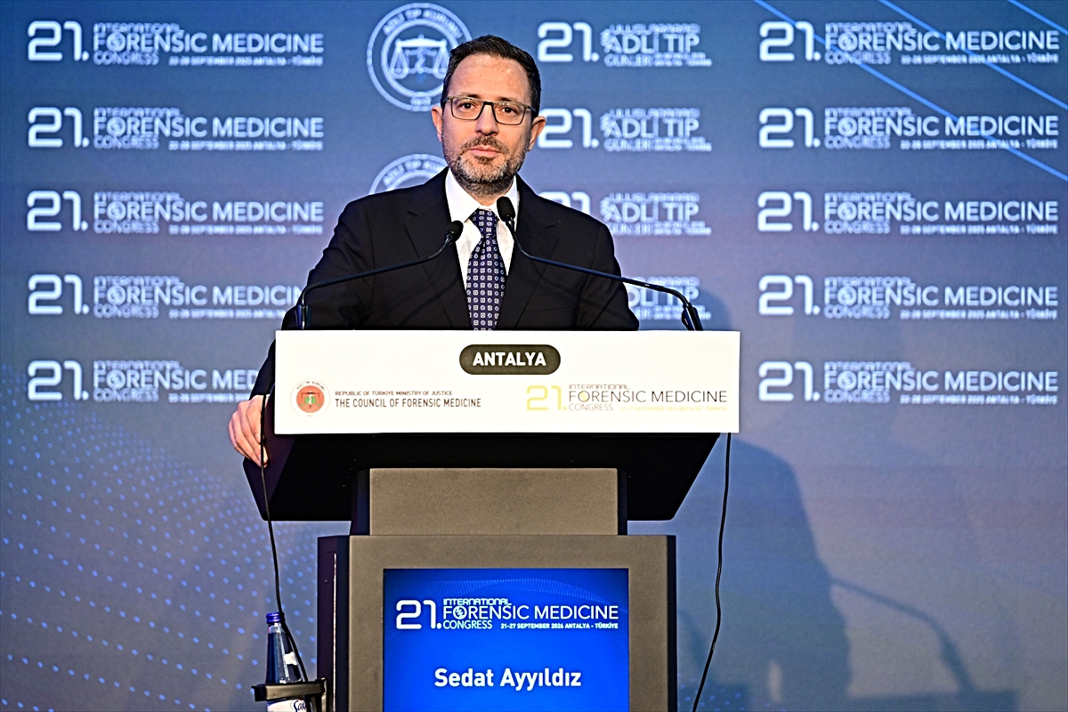 Ayyıldız, Adli Tıp Kurumu\'nun yılda 1 milyona varan dosyada hizmet verdiğini söyledi