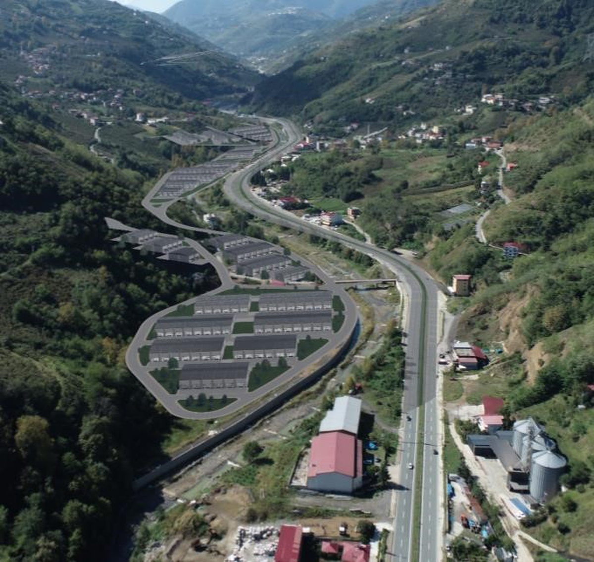 Akçaabat\'ta Yeni Küçük Sanayi Sitesi\'nde TOKİ kamulaştırmasını tamamladı