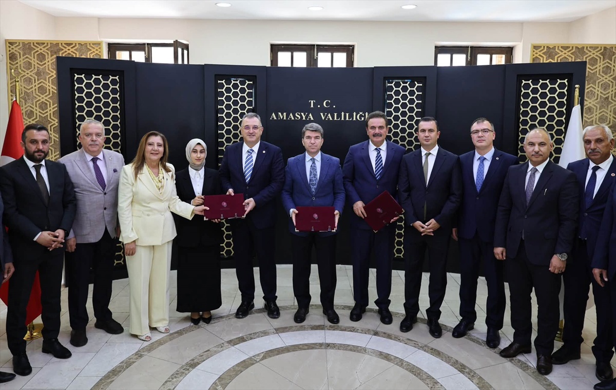 Gümüşhacıköy OSB\'nin kuruluş protokolü Amasya\'da törenle imzalandı