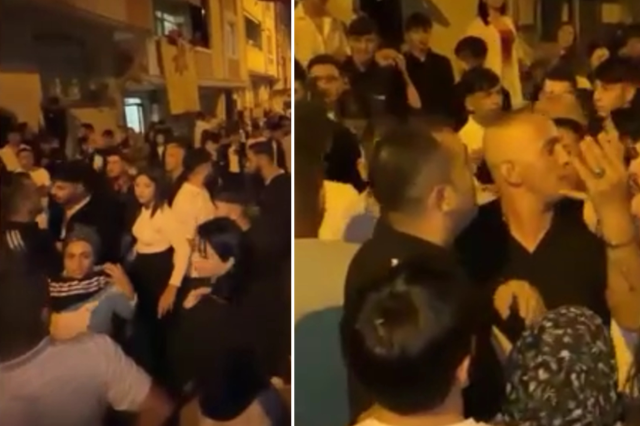 Asker eğlencesinde kan aktı! Halayda el eleyken yumruk yumruğa geldiler