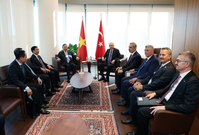 Cumhurbaşkanı Erdoğan, Vietnam Devlet Başkanı Lam ile görüştü