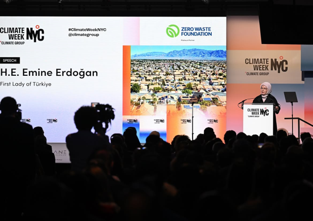 Emine Erdoğan, New York İklim Haftası açılışında konuştu: Hiçbir teknoloji tek başına çözüm olmayacak