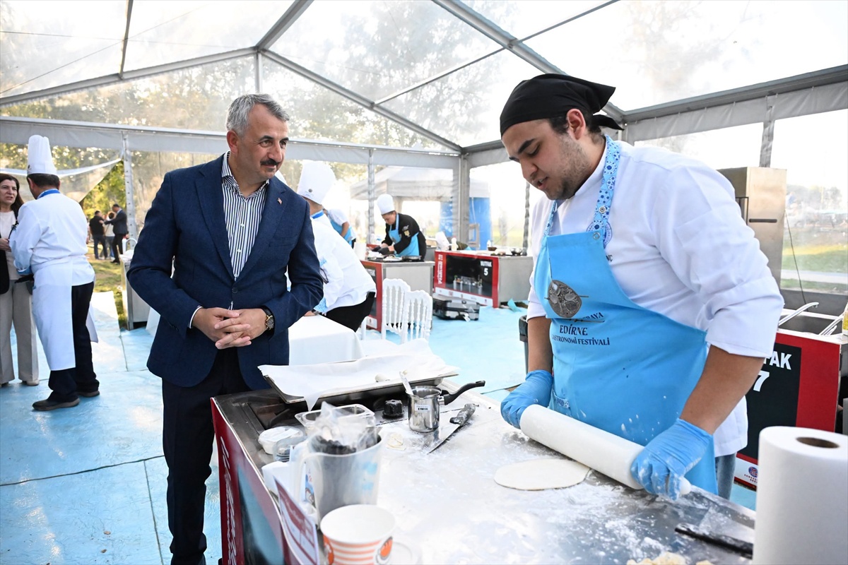 Edirne\'de beyaz peynir temalı festival 3 günde 120 bin ziyaretçi çekti