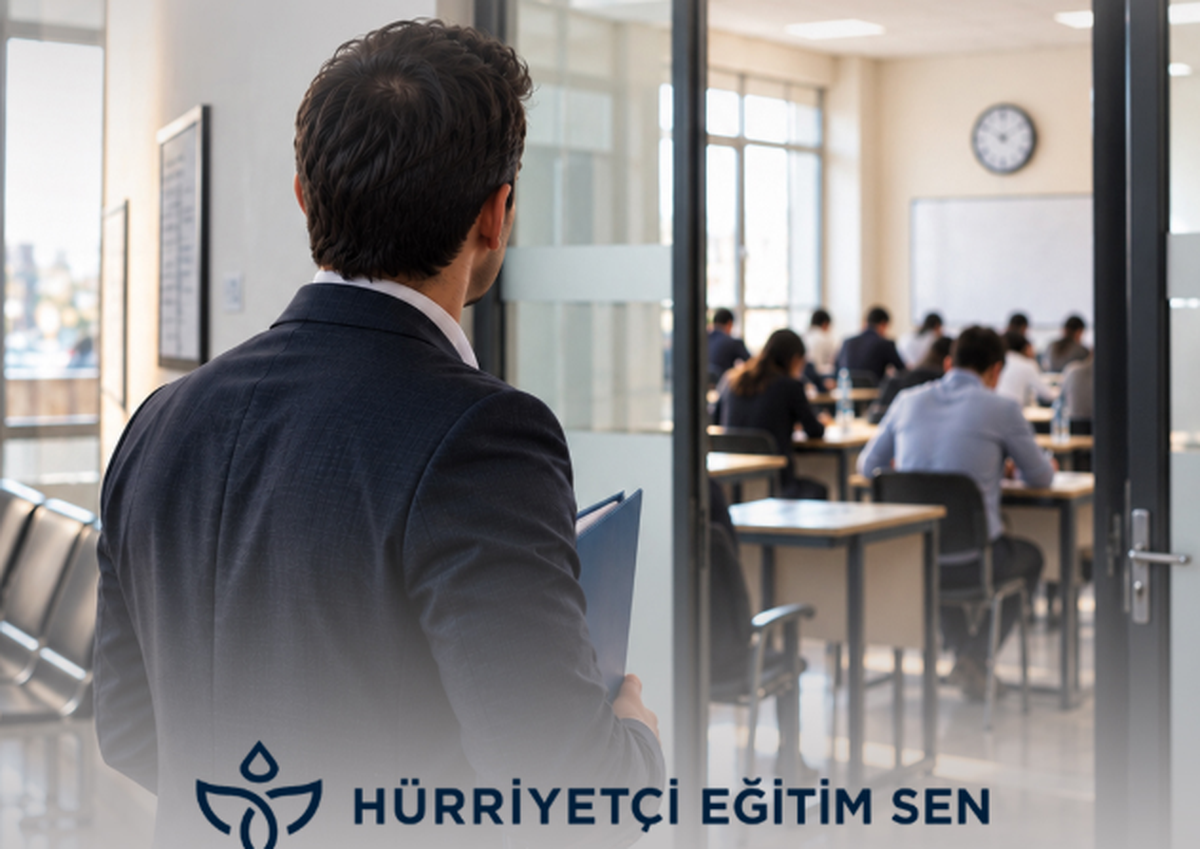Hürriyetçi Eğitim Sen memur, şef ve sayman kadrolarına görevde yükselme sınavı istedi
