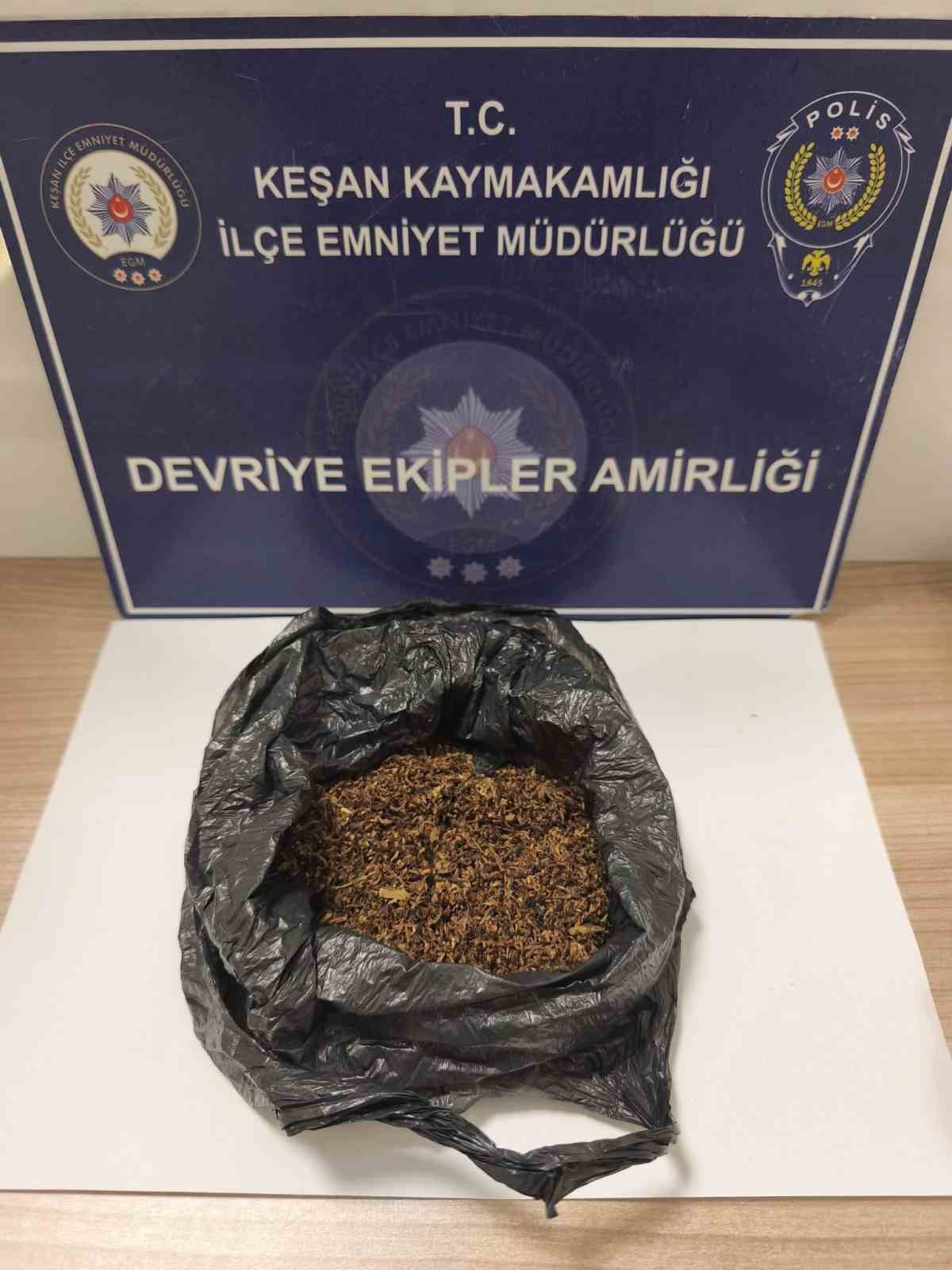 Keşan\'da iki ayrı uygulamada toplam 46,29 gram uyuşturucu ele geçirildi