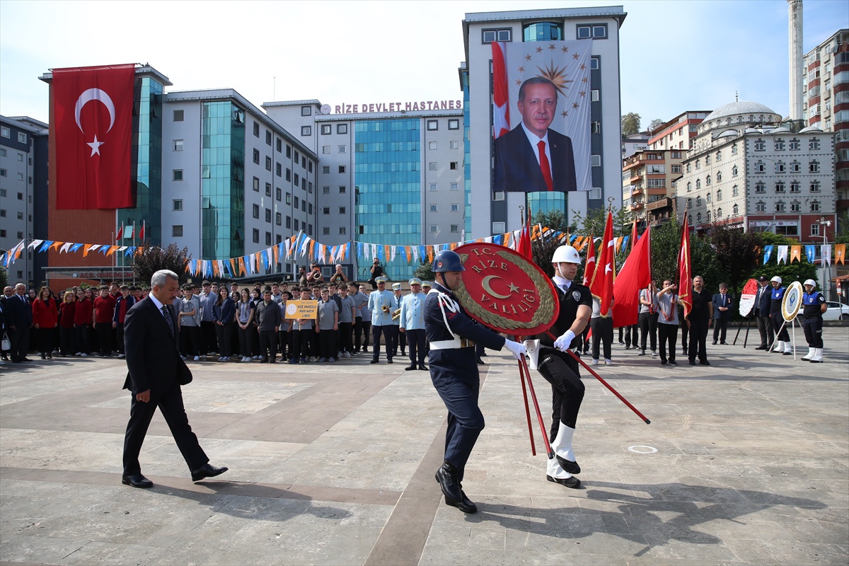 Rize\'de Gaziler Günü törenle kutlandı