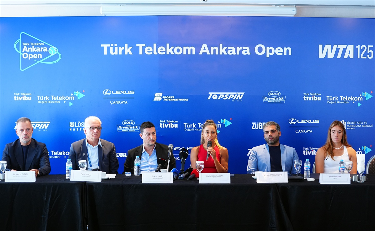 Türk Telekom Ankara Açık WTA 125\'te 20 ülkeden 50 tenisçi mücadele edecek