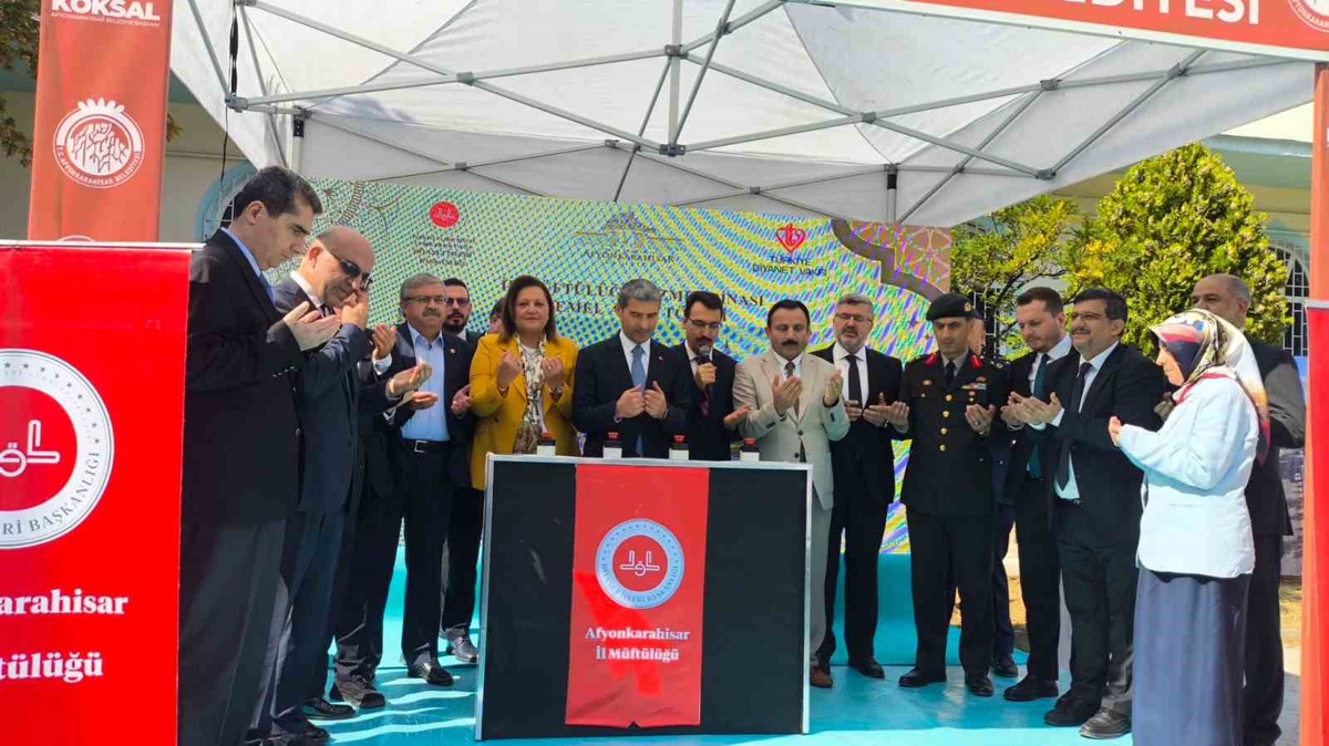 Afyonkarahisar İl Müftülüğü yeni binasına Vali Aktaş\'ın katılımıyla temel atıldı