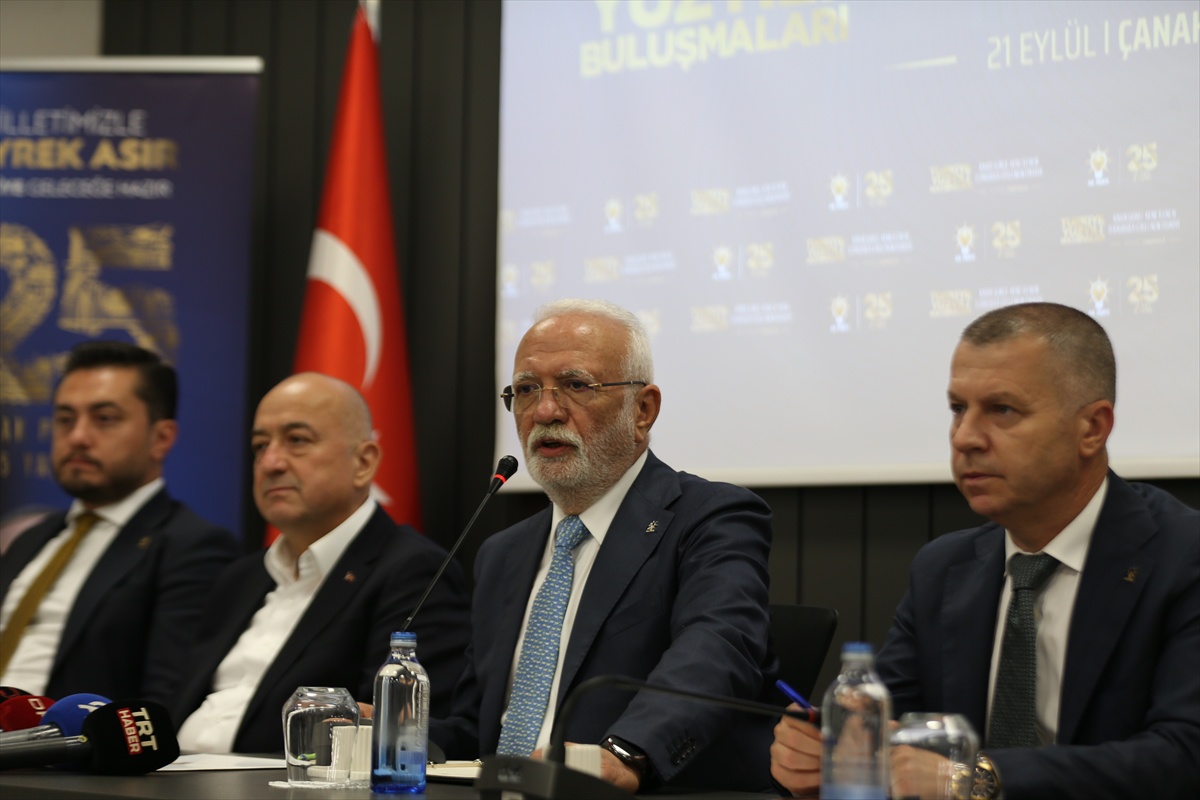 AK Parti Genel Başkanvekili Elitaş, partisinin Çanakkale İl Başkanlığında konuştu: