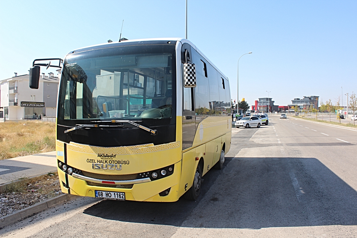 Aksaray\'da durakta silah sesi! Kalp krizi geçiren otobüs şoförünün durumu ağır