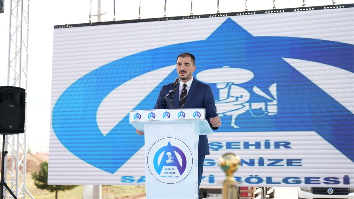 Akşehir OSB\'de sosyal tesislerin temeli atıldı, Heybet üretim çalışmasını açıkladı