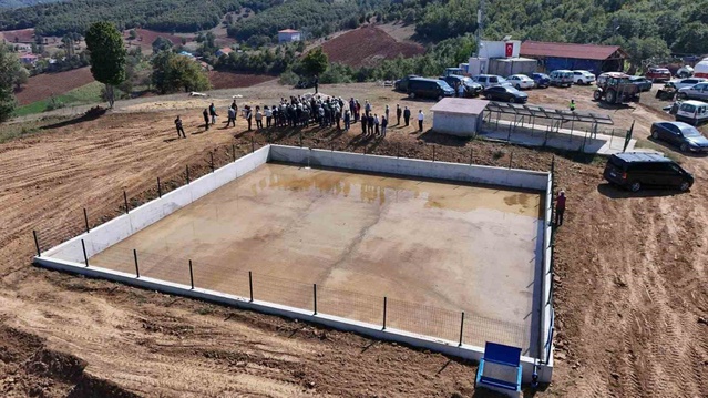 Amasya Beldağ'da İl Özel İdaresi'nin sulama tesisiyle 20 hektar arazi suya kavuştu