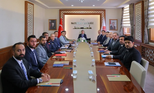 Bayburt'ta Vali Mustafa Eldivan başkanlığında güvenlik asayiş toplantısı düzenlendi