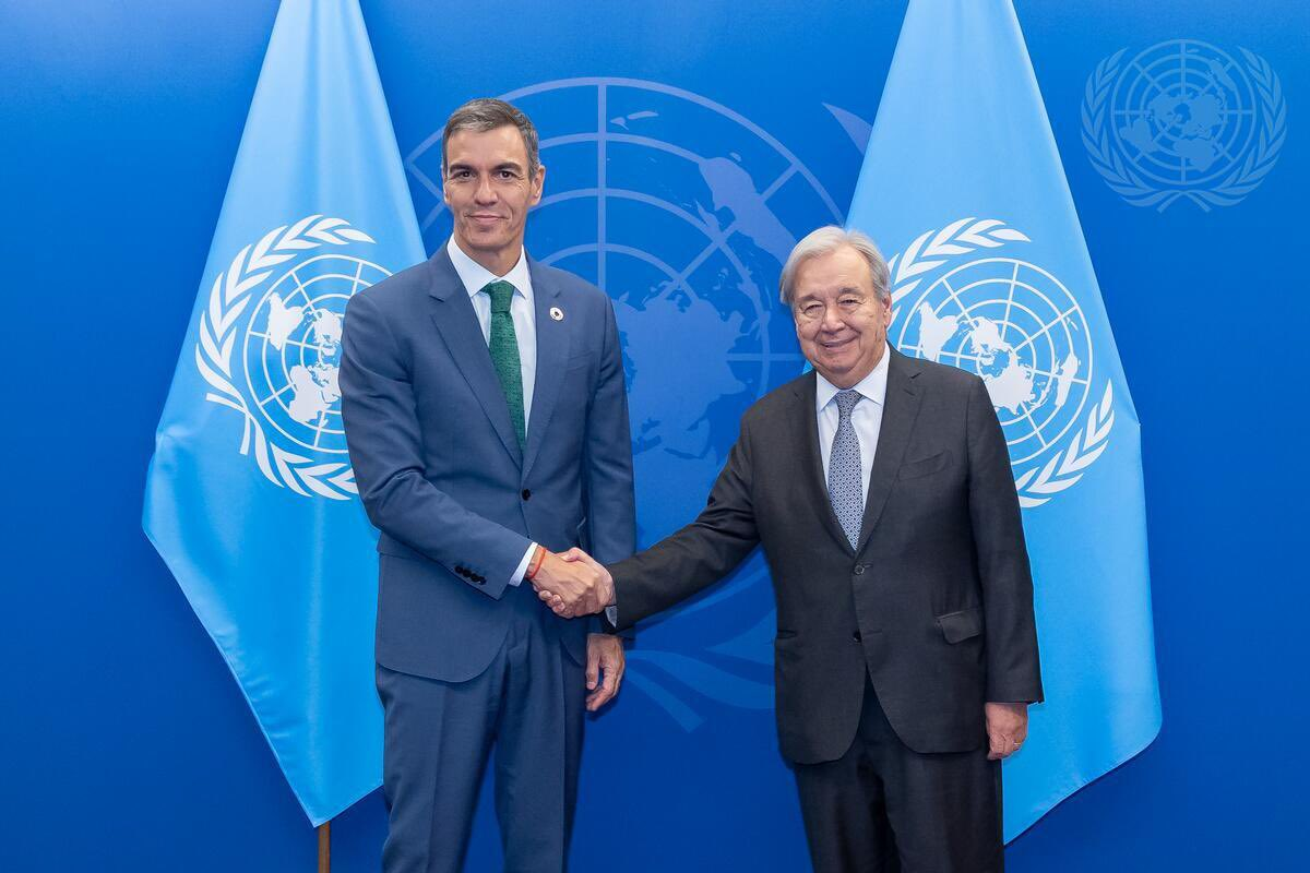 BM Genel Sekreteri Guterres, New York\'ta Sanchez ile Orta Doğu\'yu ele aldı
