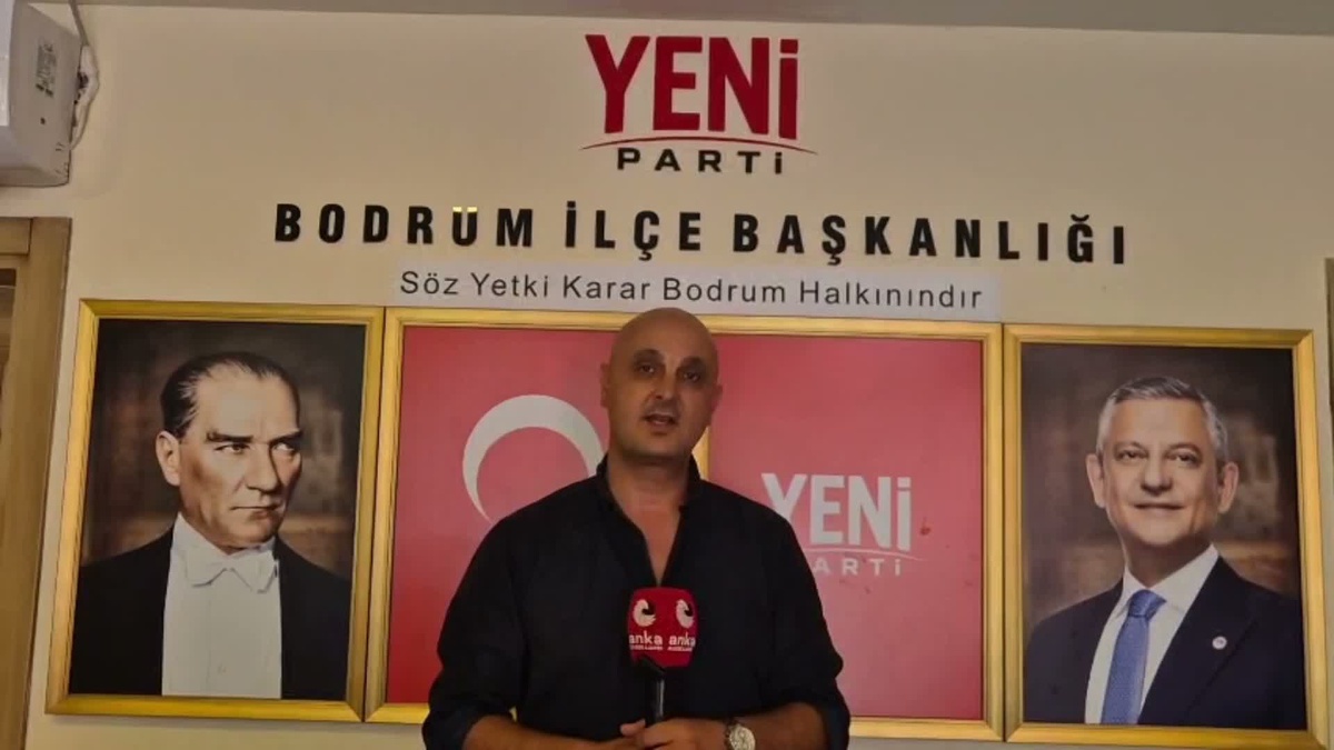 YENİ Parti Bodrum ön seçimi 26 Eylül\'de dört noktada tek adayla yapılacak