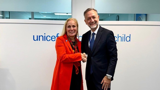 Gümrükçü, BM Genel Kurulu marjında UNICEF icra direktör yardımcısıyla görüştü