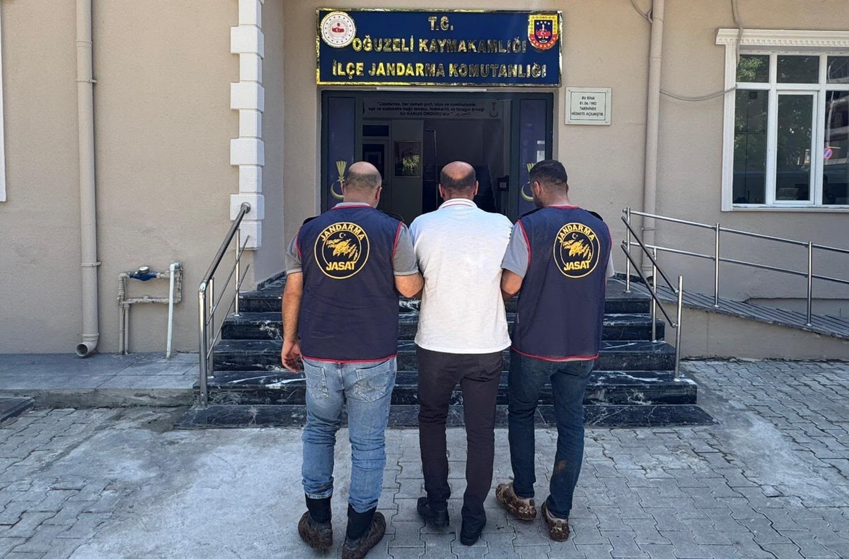 JASAT\'ın Gaziantep Oğuzeli\'nde yakaladığı şahıs 22 yıl 4 ay cezayla tutuklandı
