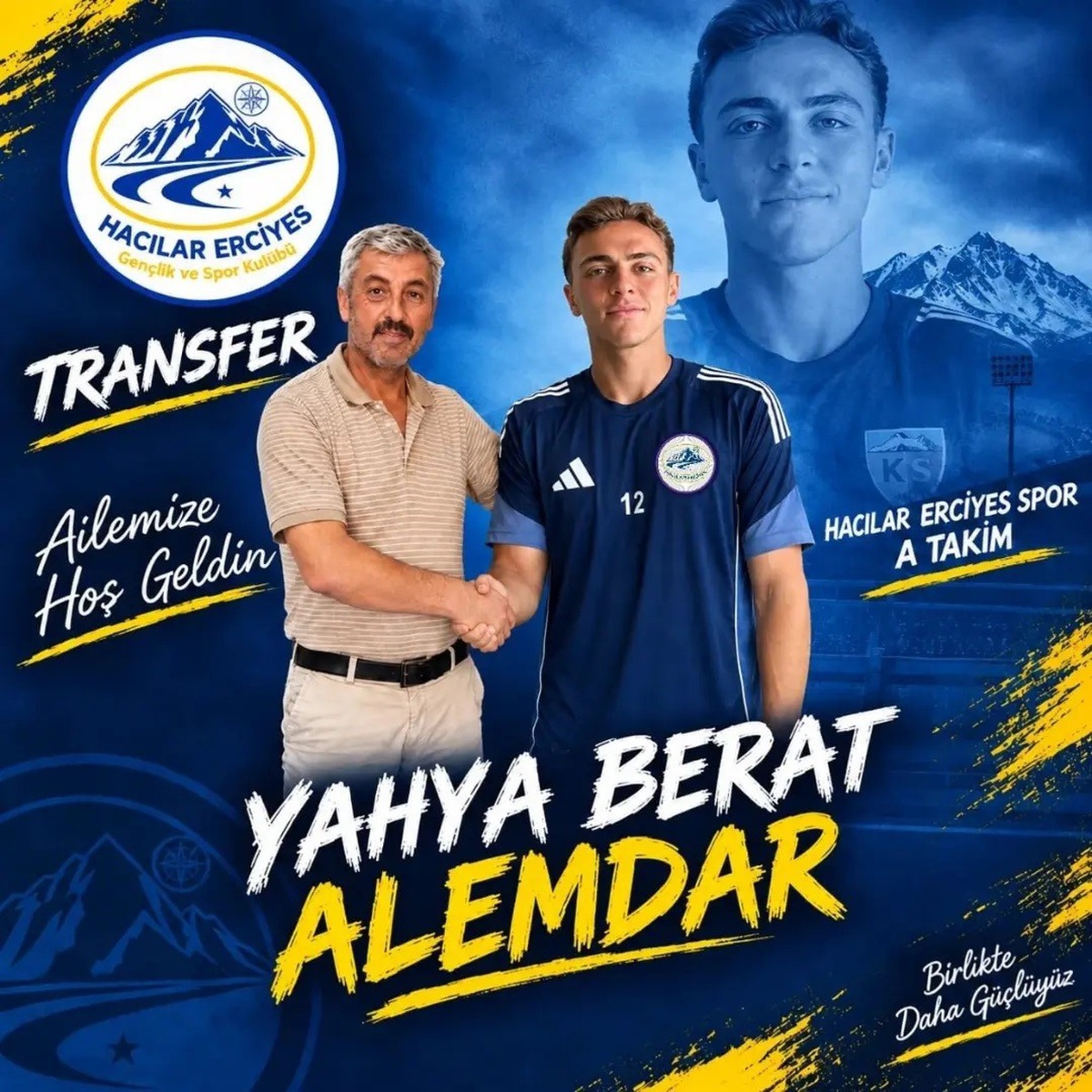 Hacılar Erciyesspor, 20 yaşındaki kaleci Yahya Berat Alemdar\'ı kadrosuna kattı