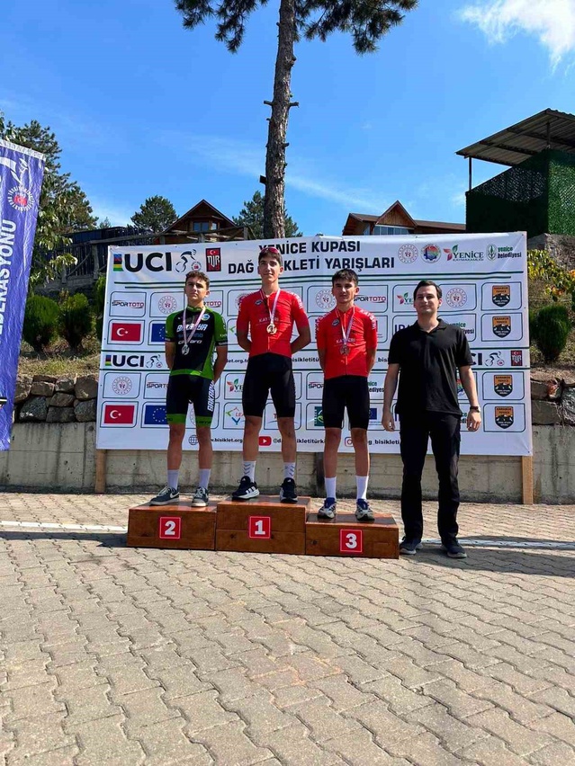 Karabük'teki Yenice MTB Cup'ta Kayseri U17 sporcuları 5 madalya kazandı