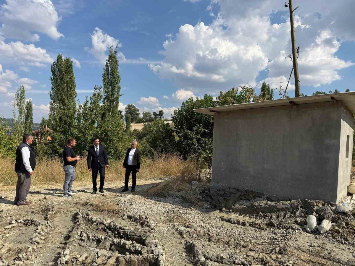 Kütahya Şaphane\'de KÖYDES\'le Gaipler köyüne 220 metrelik sondaj kuyusu açıldı