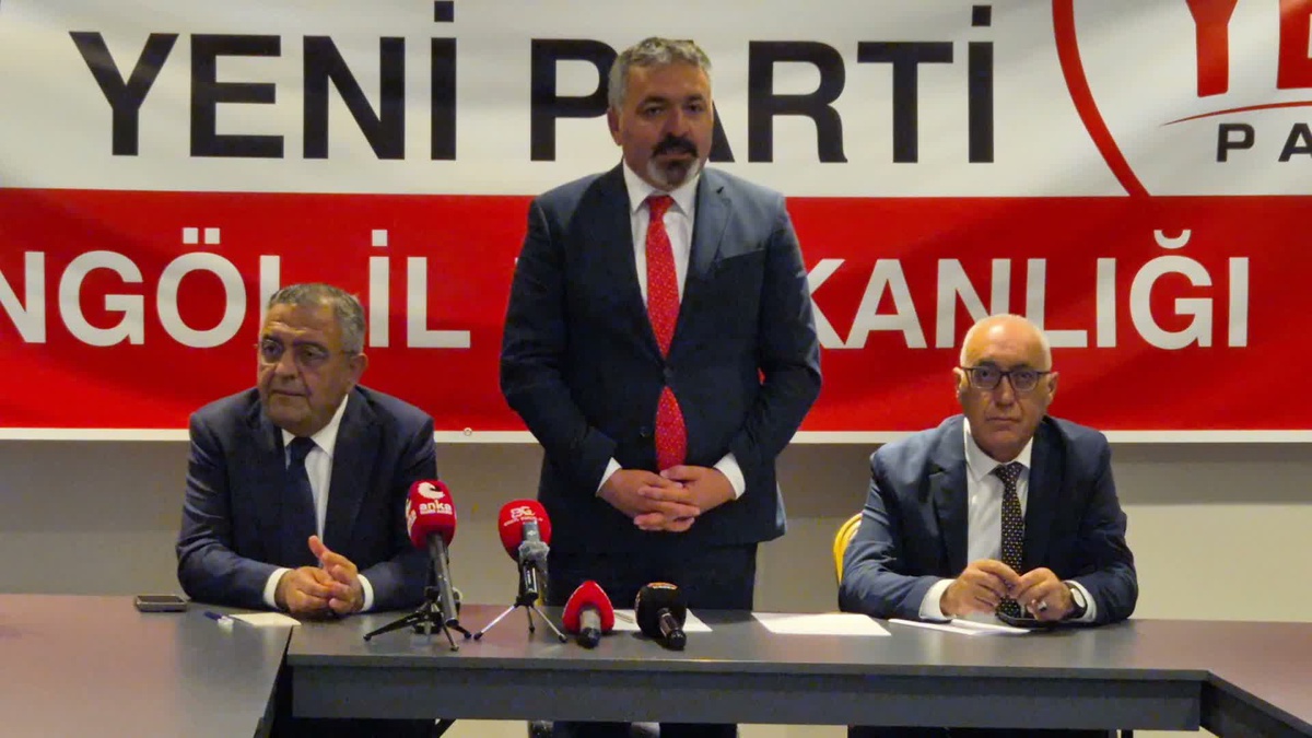 YENİ Parti\'li Tanrıkulu, Bingöl\'de 600 binden fazla üyesi olduğunu açıkladı