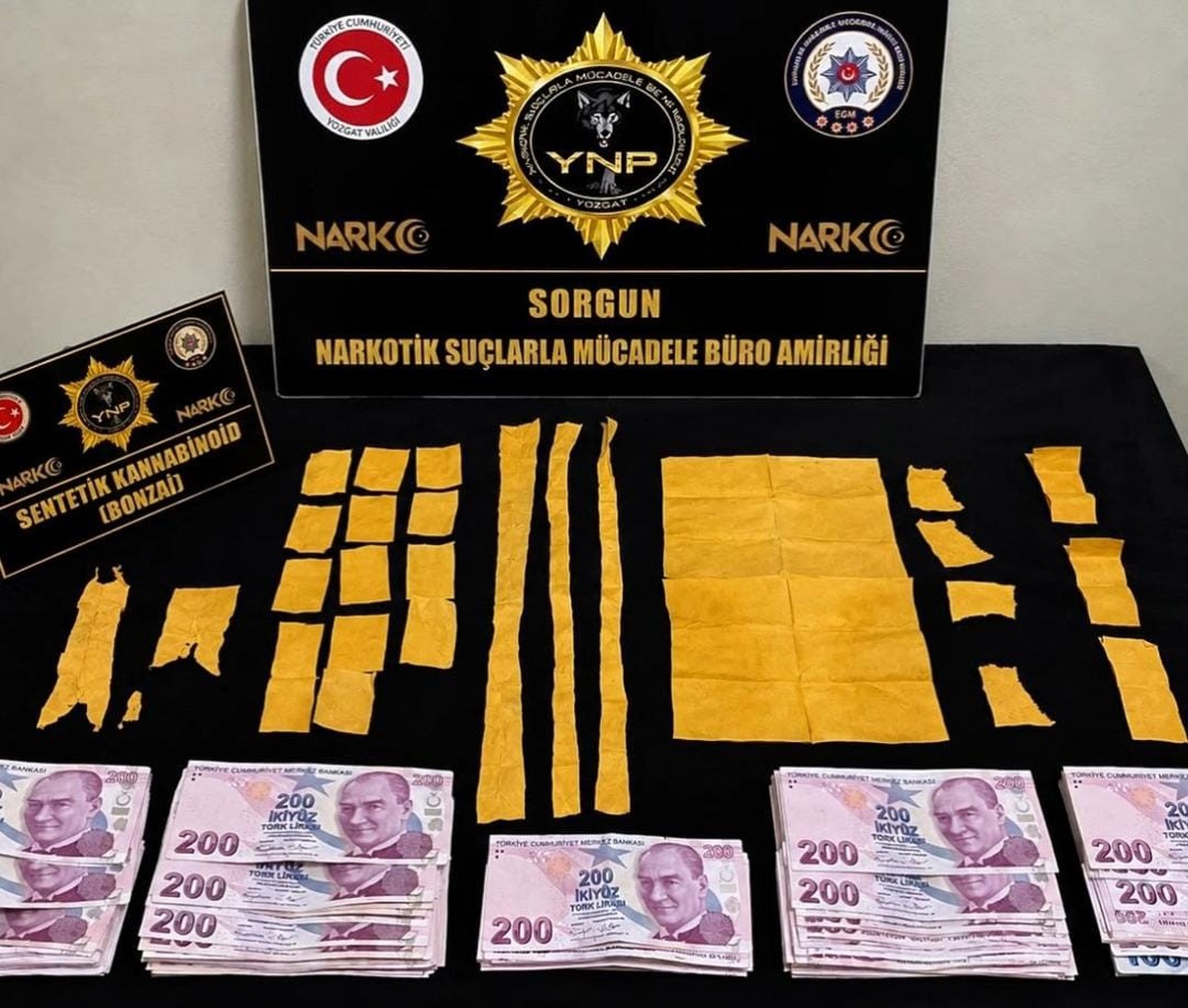 Yozgat Sorgun\'da 4 şüphelinin yakalandığı uyuşturucu operasyonunda 1 kişi tutuklandı